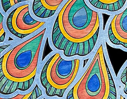 3D Layered Peacock