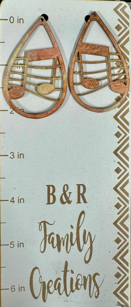 Misc Music Earring Blanks