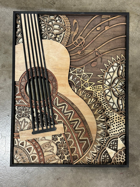 3D Layered Guitar